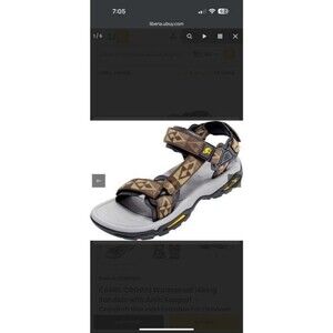 Camel Crown Waterproof Hiking Sandals‎ with Arch Support Men US Size 11